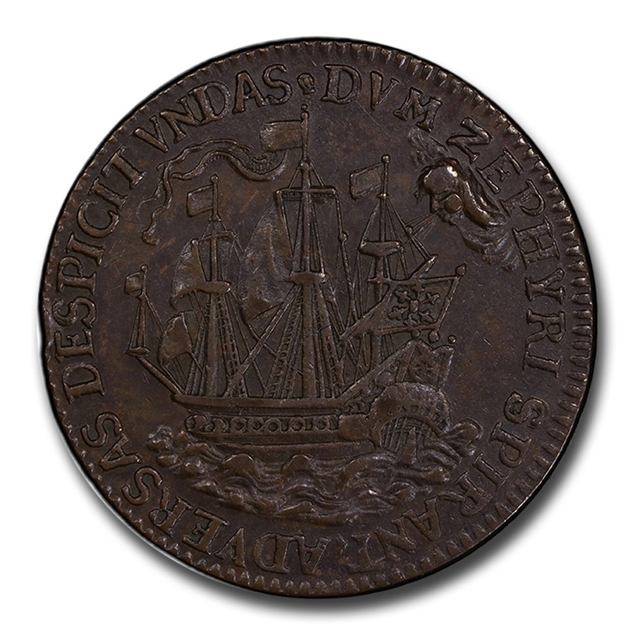Buy 1687 Netherlands Jeton AU-55 PCGS (Brown) | APMEX