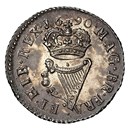 1690 Ireland Silver 1/2 Penny James II PF-62 NGC (Milled)
