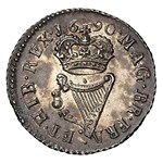 1690 Ireland Silver 1/2 Penny James II PF-62 NGC (Milled)