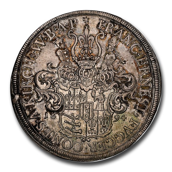 1694 Germany Silver Thaler AU-58 NGC 1694 Germany Silver Thaler AU-58 NGC