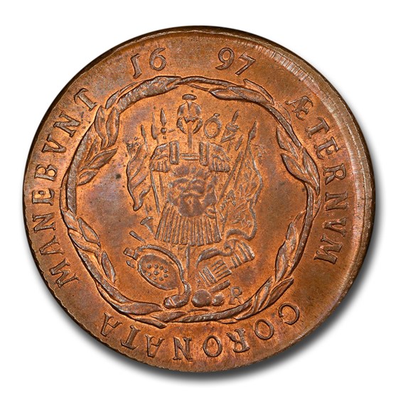 1697 Spanish Netherlands Jeton MS-65 PCGS (Red/Brown) 1697 Spanish Netherlands Jeton MS-65 PCGS (Red/Brown)
