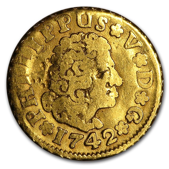 1700-1870 Spain Gold 1/2 Escudo Random Date (Cleaned) 1700-1870 Spain Gold 1/2 Escudo Random Date (Cleaned)
