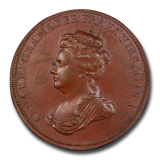 1702 Great Britain Medal Battle of Vigo Bay SP-62 PCGS (Brown) 1702 Great Britain Medal Battle of Vigo Bay SP-62 PCGS (Brown)
