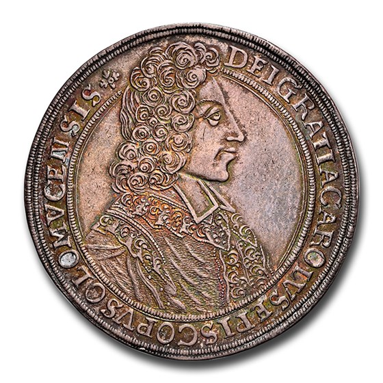 1704 Austria Silver Thaler Karl III Josef MS-61 NGC 1704 Austria Silver Thaler Karl III Josef MS-61 NGC