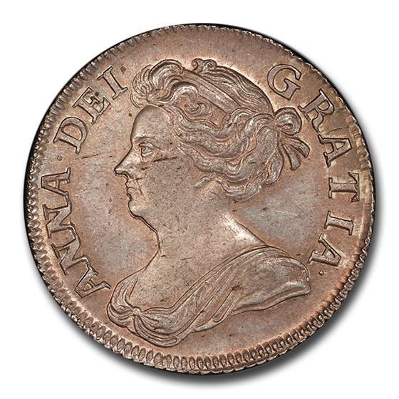 1708 Great Britain AR Shilling Queen Anne MS-63 PCGS 1708 Great Britain AR Shilling Queen Anne MS-63 PCGS