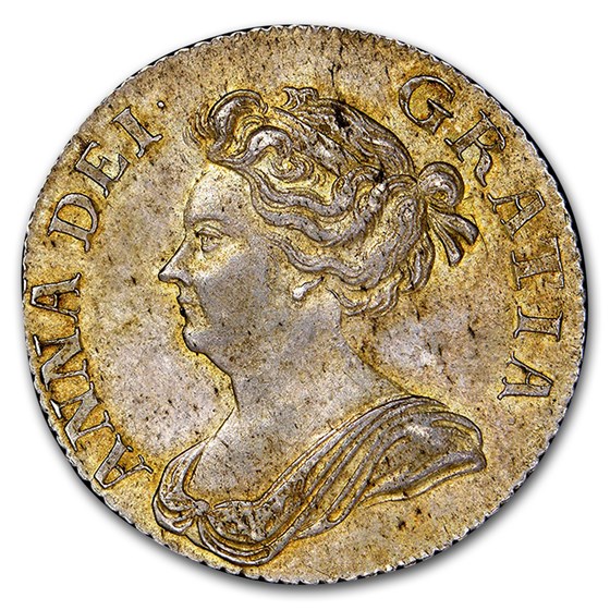 1709 Great Britain AR Shilling MS-62 NGC 1709 Great Britain AR Shilling MS-62 NGC