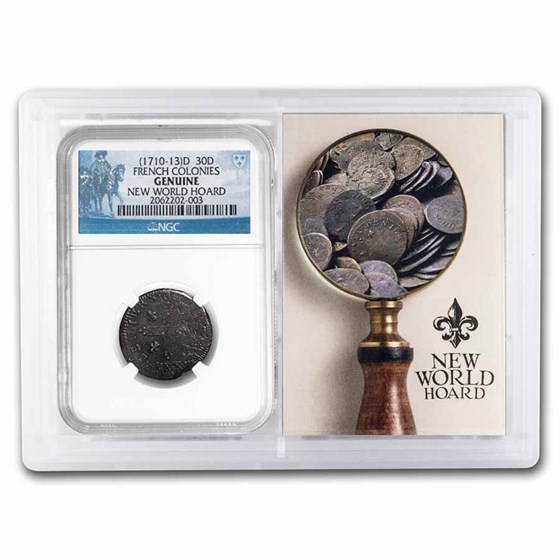 (1710-1713)-D France Billon 30 Deniers Genuine NGC (Vault) (1710-1713)-D France Billon 30 Deniers Genuine NGC (Vault)