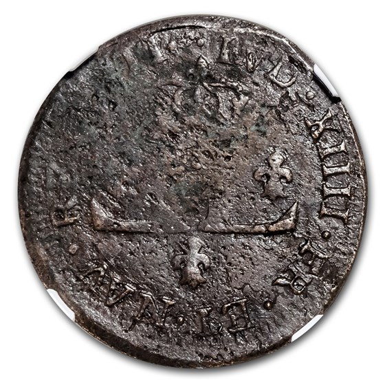 1711-D France Billon 30 Deniers Louis XIV Genuine NGC (Vault) 1711-D France Billon 30 Deniers Louis XIV Genuine NGC (Vault)