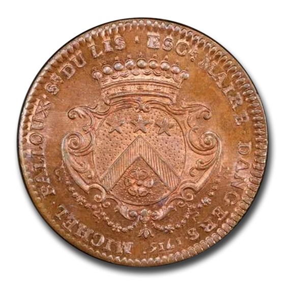 1714 France Jeton MS-65 PCGS (Red/Brown) 1714 France Jeton MS-65 PCGS (Red/Brown)