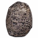 1715 Fleet Silver Mexico 8 Reales Cob (w/COA)