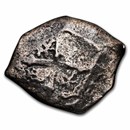 1715 Fleet Silver Mexico 8 Reales Cob (w/COA)