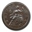 1717 Great Britain Half Penny George I MS-63 NGC (Brown)
