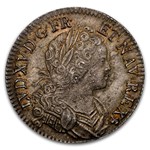 1718-A France Silver Ecu Louis XV MS-64 NGC