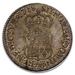 1718-A France Silver Ecu Louis XV MS-64 NGC