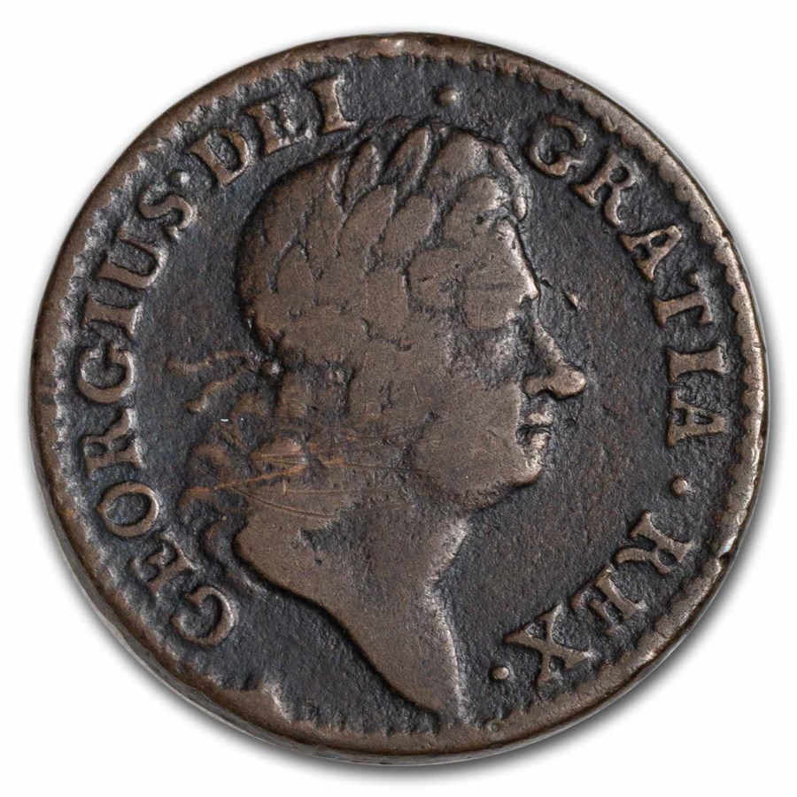 1723 Hibernia Half Penny VF