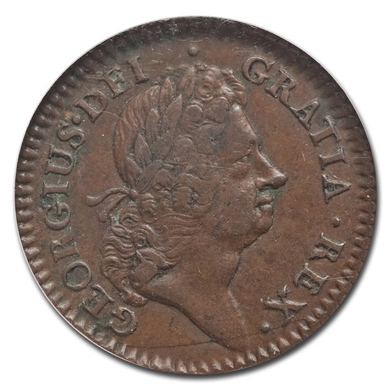 Buy 1723 Wood's Hibernia Half penny AU55 NGC APMEX