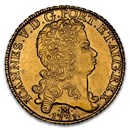 1731-M Brazil Gold 12800 Reis Joao V MS-62 NGC