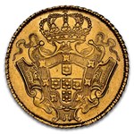 1731-M Brazil Gold 12800 Reis Joao V MS-62 NGC