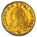 1731-Z France Gold Louis d'Or Louis XV MS-61 PCGS