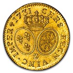 1731-Z France Gold Louis d'Or Louis XV MS-61 PCGS