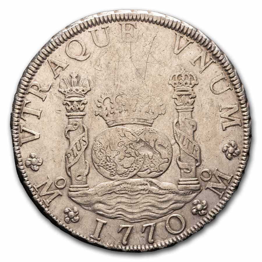 1732-1771 Mexico Silver 8 Reales "Pillar Dollar" Cull