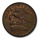 1733 Isle of Man 1/2 Penny MS-64 PCGS (Brown)