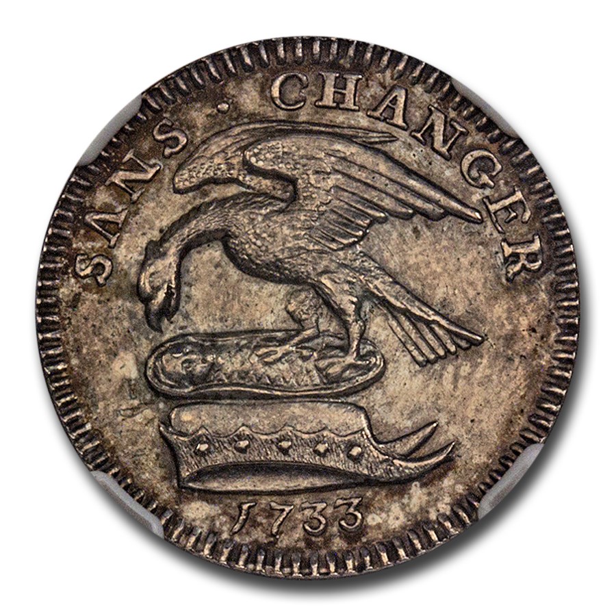 Buy 1733 Isle of Man Silver 1/2 Penny PR63 NGC APMEX