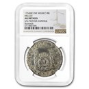 1734 Mo-MF Mexico AR 8 Reales AU Details NGC Rooswijk Shipwreck 1734 Mo-MF Mexico AR 8 Reales AU Details NGC Rooswijk Shipwreck