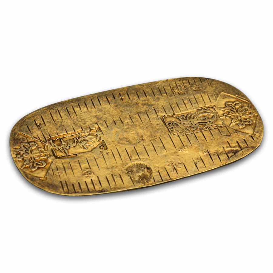 1736-1818) Japan Genbun Gold Koban, 1 Ryo AU W/Folder | eBay