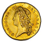 1738 Great Britain Gold 2 Guineas George II AU-58 PCGS