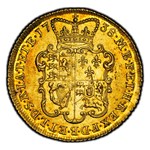 1738 Great Britain Gold 2 Guineas George II AU-58 PCGS