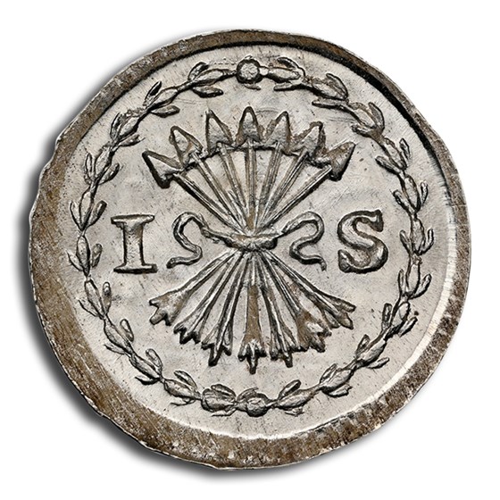 1738 Netherlands Silver Stuiver MS-67 NGC 1738 Netherlands Silver Stuiver MS-67 NGC
