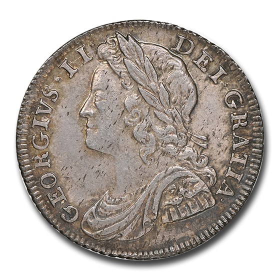 1739 Great Britain Silver Sixpence George II MS-63 NGC 1739 Great Britain Silver Sixpence George II MS-63 NGC