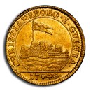 1740 Denmark Gold Ducat AU-58 PCGS