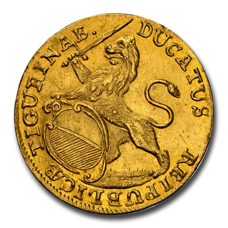 1741 Switzerland Gold Ducat MS-64 NGC (Zurich)
