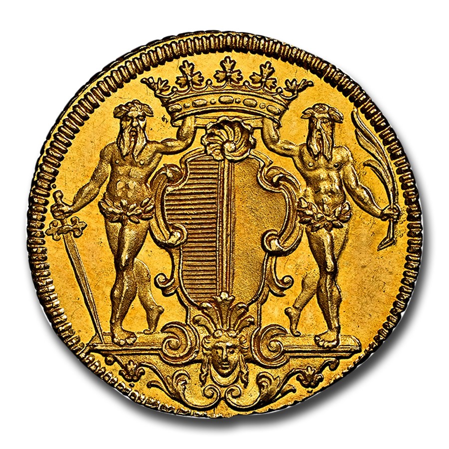 1741 Switzerland Luzern Gold Ducat MS-65+ NGC (PL)