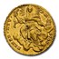1743 Italy Papal States Gold Mezzo MS-62 NGC