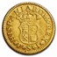 1744-M Spain Gold 1/2 Escudo Ferdinand VI XF