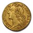 1744-W France Gold Louis d'Or Louis XV MS-63 PCGS
