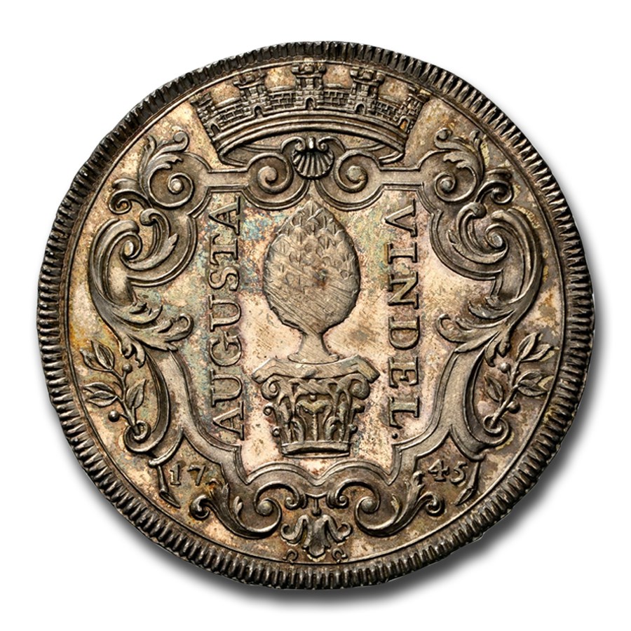 1745 Germany Silver 1/2 Thaler MS-64 NGC