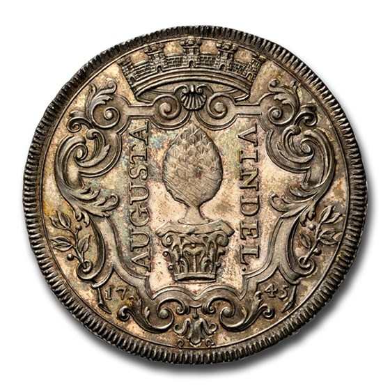 1745 Germany Silver 1/2 Thaler MS-64 NGC 1745 Germany Silver 1/2 Thaler MS-64 NGC