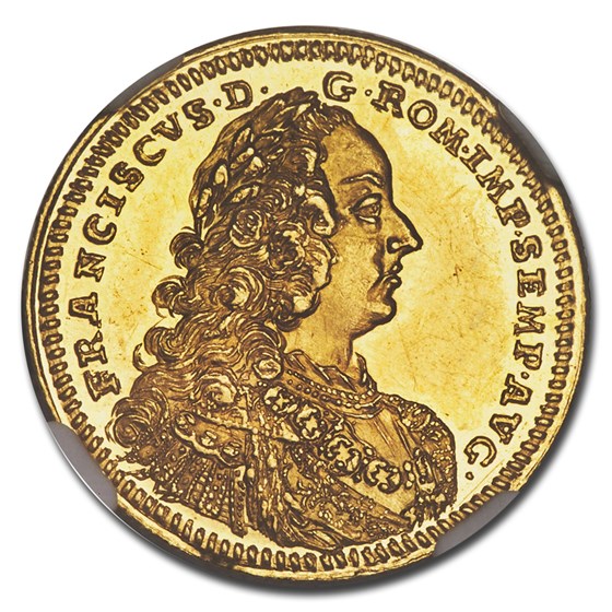 1746 German States Hall Gold Ducat MS-62 PL NGC 1746 German States Hall Gold Ducat MS-62 PL NGC