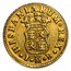 1747-M Spain Gold 1/2 Escudo Ferdinand VI XF