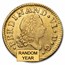 1748-1759 Spain Gold 1/2 Escudo Ferdinand Avg Circ (Random)