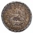 1754-L JD Peru Silver 1/2 Real AU Detail PCGS