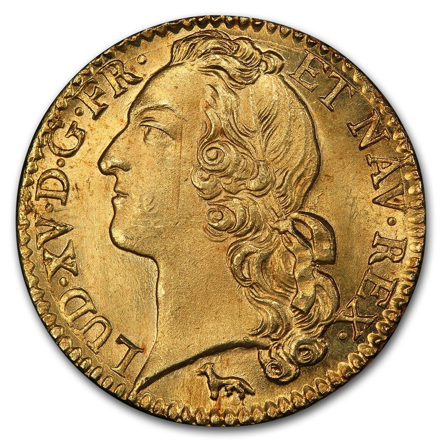 Buy 1755-A France Gold Louis D'or MS-64 PCGS | APMEX