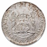 1755-LM JD Peru Silver 8 Reales "Pillar Dollar" Unc NGC