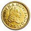 1756-M JB Spain Gold 1/2 Escudo Ferdinand VI AU