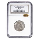 1757 Germany Pfalz Birkenfield 1/6 Thaler MS-62 NGC 1757 Germany Pfalz Birkenfield 1/6 Thaler MS-62 NGC