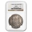 1758-Mo M.M. Mexico Silver 8 Reales Pillar Dollar XF-45 NGC